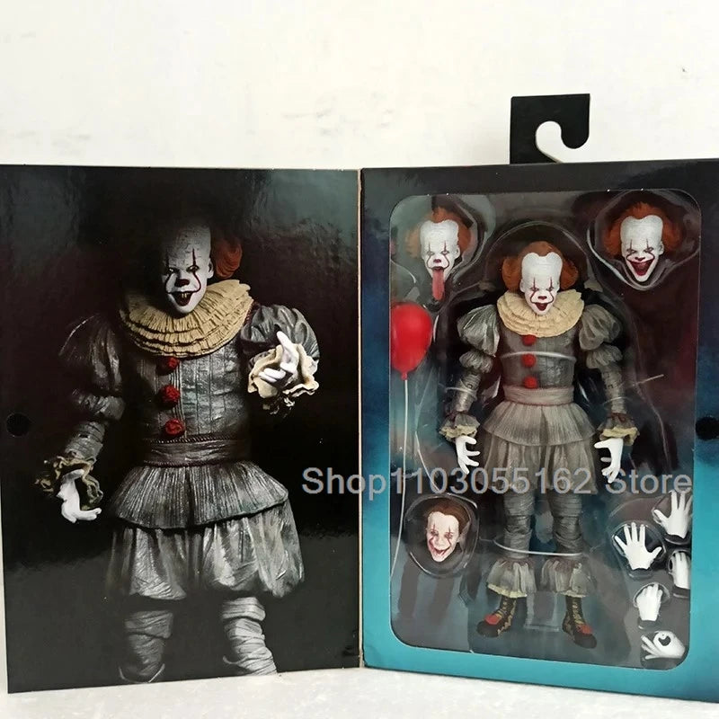 Pennywise Action Figure - Ultimate Model 18cm, PVC, Com ou Sem Caixa 🎃👻