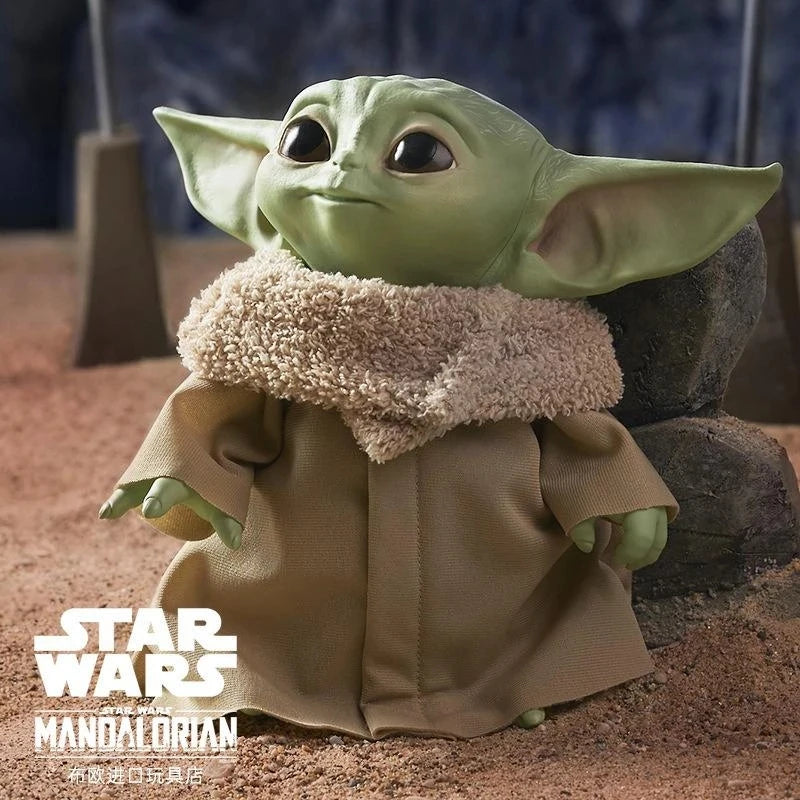 Figura Colecionável Yoda Baby - Estilo Star Wars em Plástico Cartoon 28CM