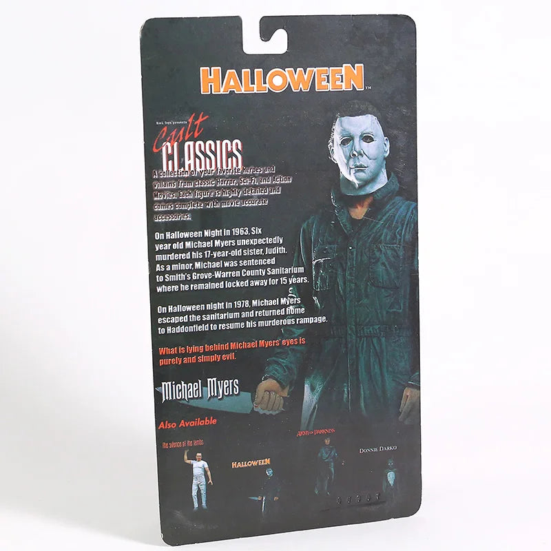 Boneco de Ação Michael Myers - Halloween, 18cm em Plástico 🎃🔪