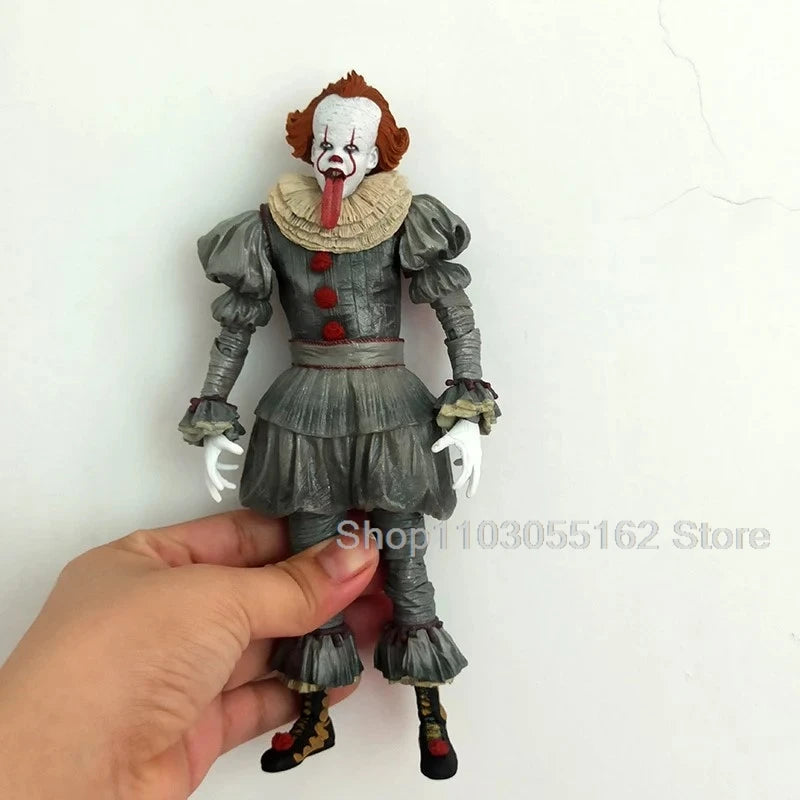 Pennywise Action Figure - Ultimate Model 18cm, PVC, Com ou Sem Caixa 🎃👻