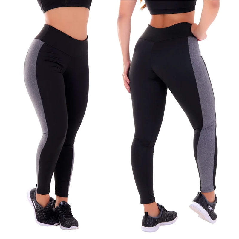 KIT 2 LEGGINGS SUPLEX ACADEMIA BICOLOR