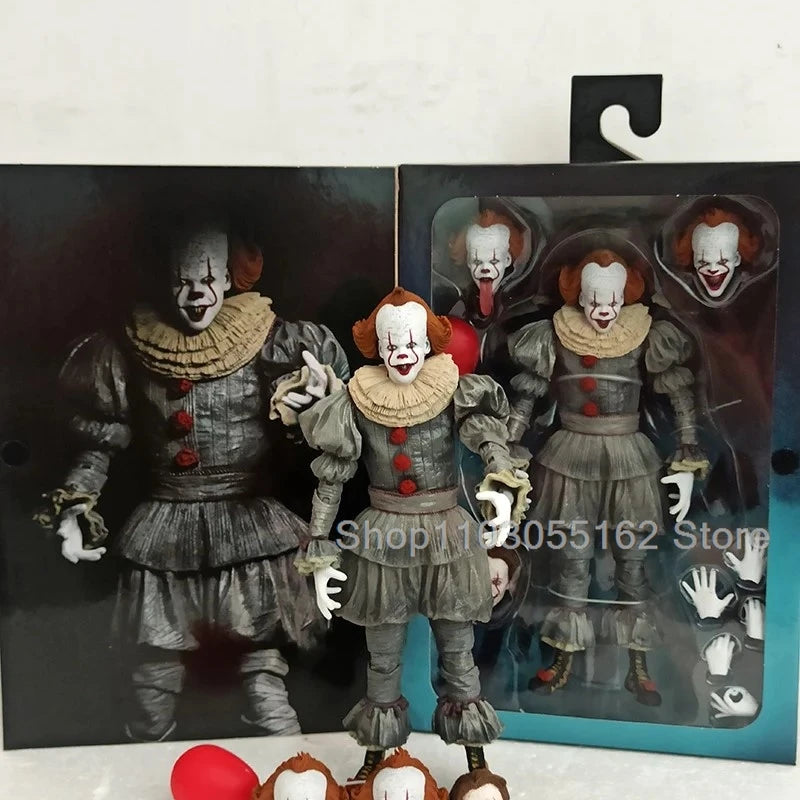 Pennywise Action Figure - Ultimate Model 18cm, PVC, Com ou Sem Caixa 🎃👻